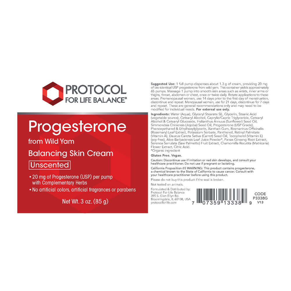 Progesterone from Wild Yam - Balancing Skin Cream The Mercantile Apothecary