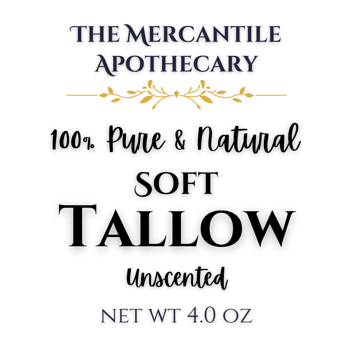 Soft Tallow The Mercantile Apothecary
