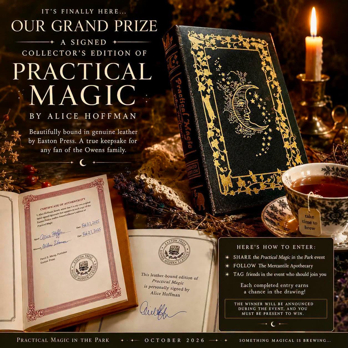 Practical Magic in the Park: Free Community Event Inspired by the Movie Event