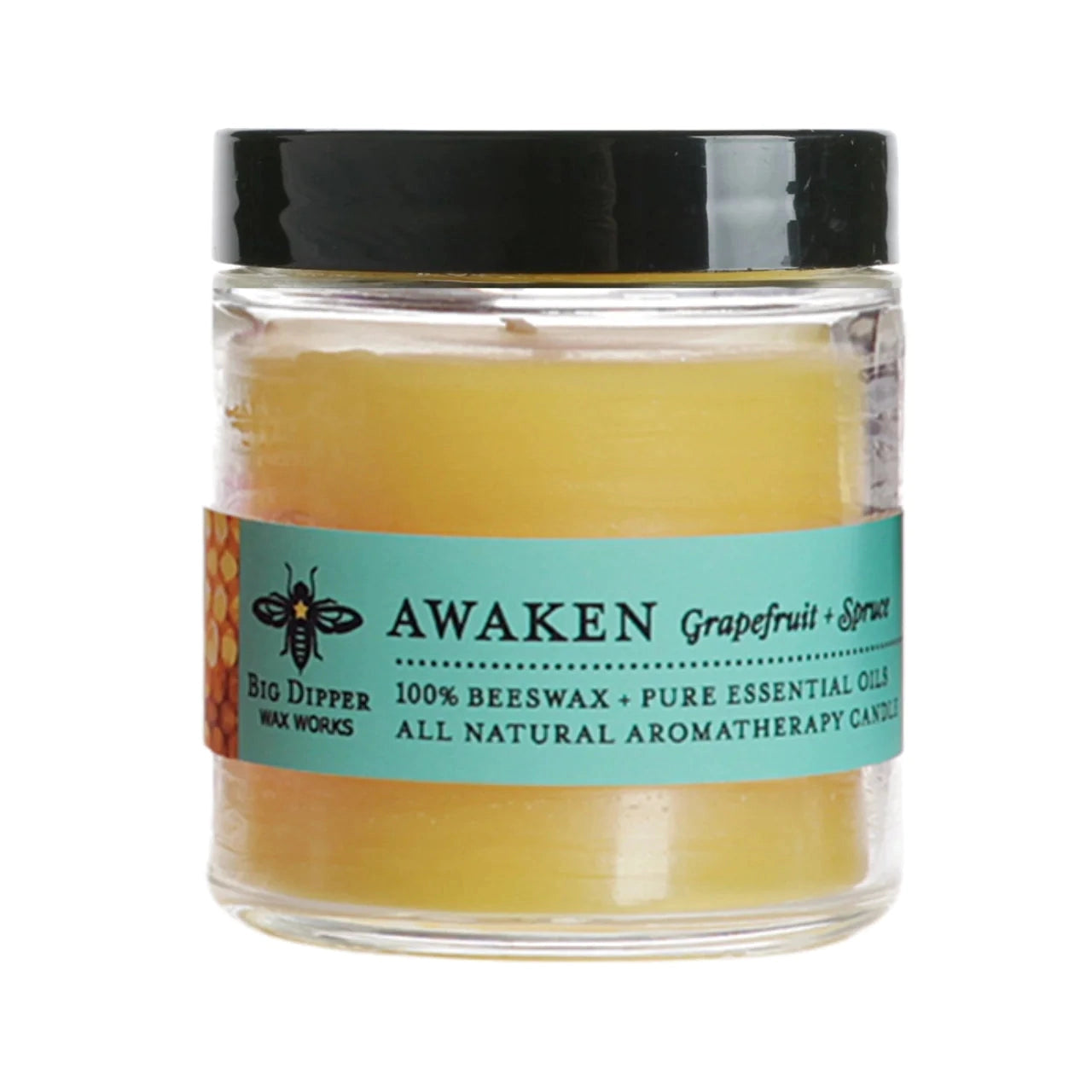 Beeswax Aromatherapy Apothecary Glass Candle