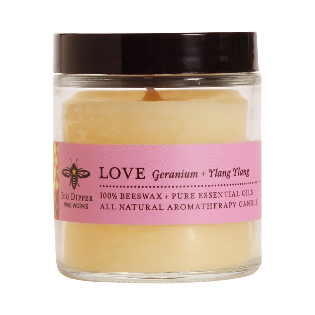 Beeswax Aromatherapy Apothecary Glass Candle