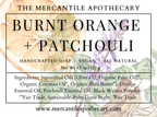 Burnt Orange + Patchouli Soap Bar
