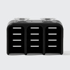 Kitsch Black Self-Draining Soap Dish