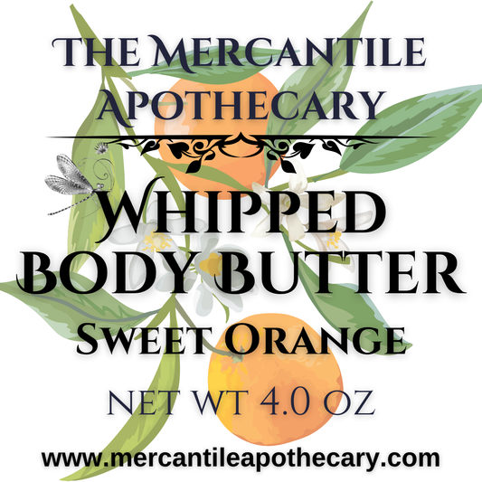 Sweet Orange Whipped Body Butter The Mercantile Apothecary