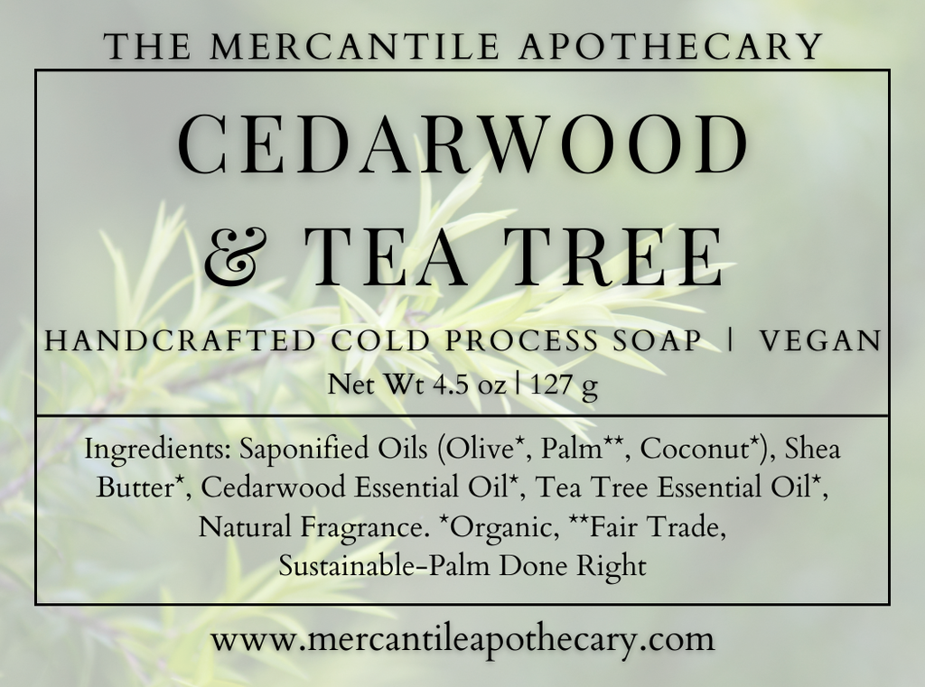 Cedarwood & Tea Tree Soap Bar