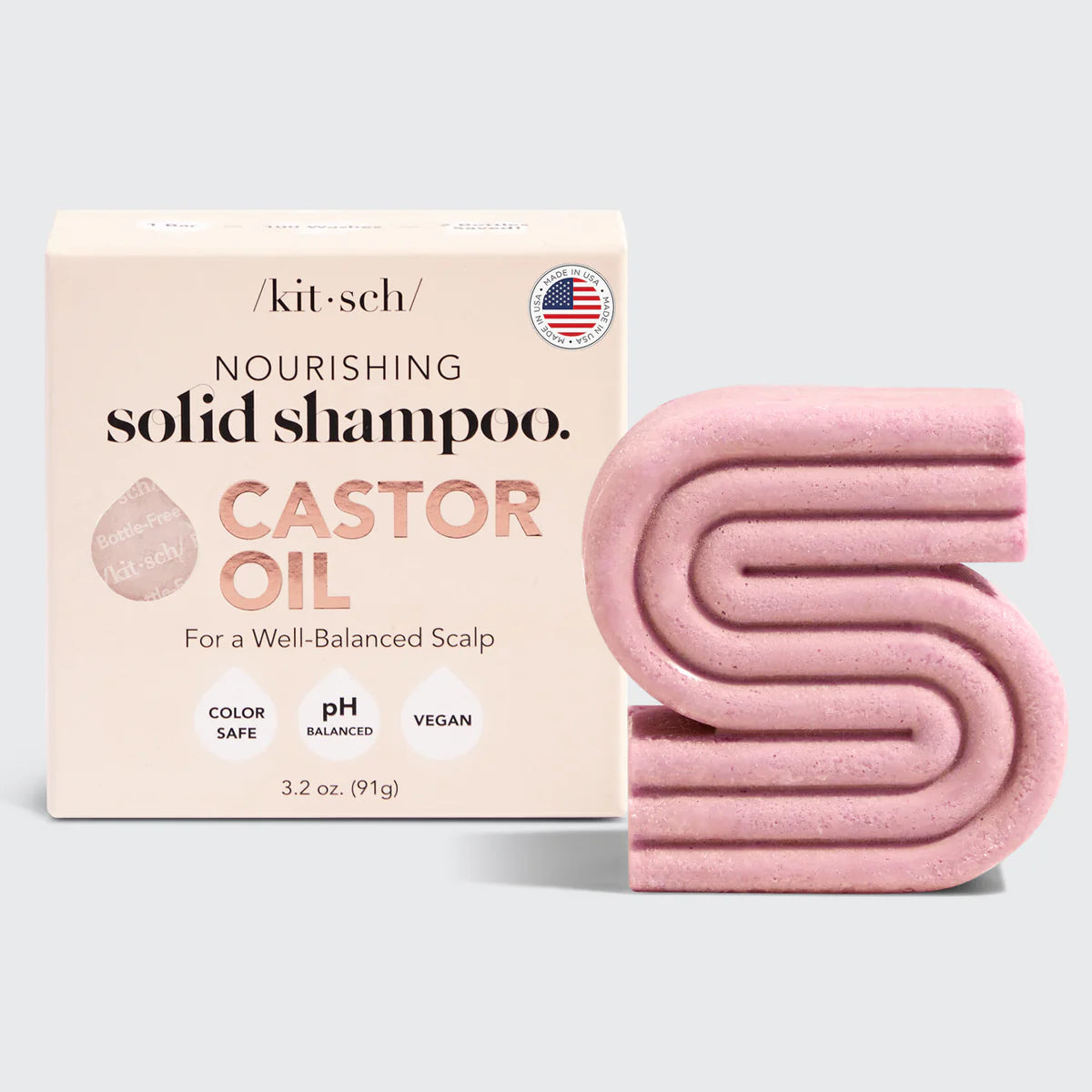 Kitsch Castor Oil Nourishing Shampoo Bar Kitsch
