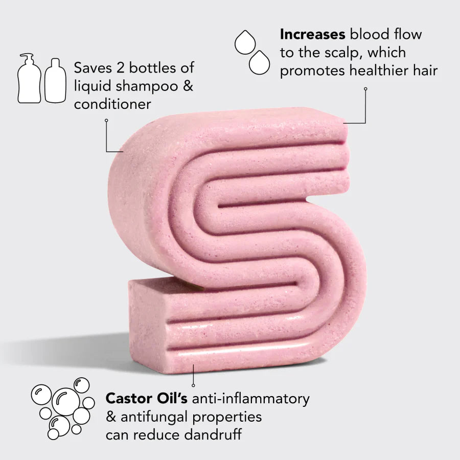 Kitsch Castor Oil Nourishing Shampoo Bar Kitsch