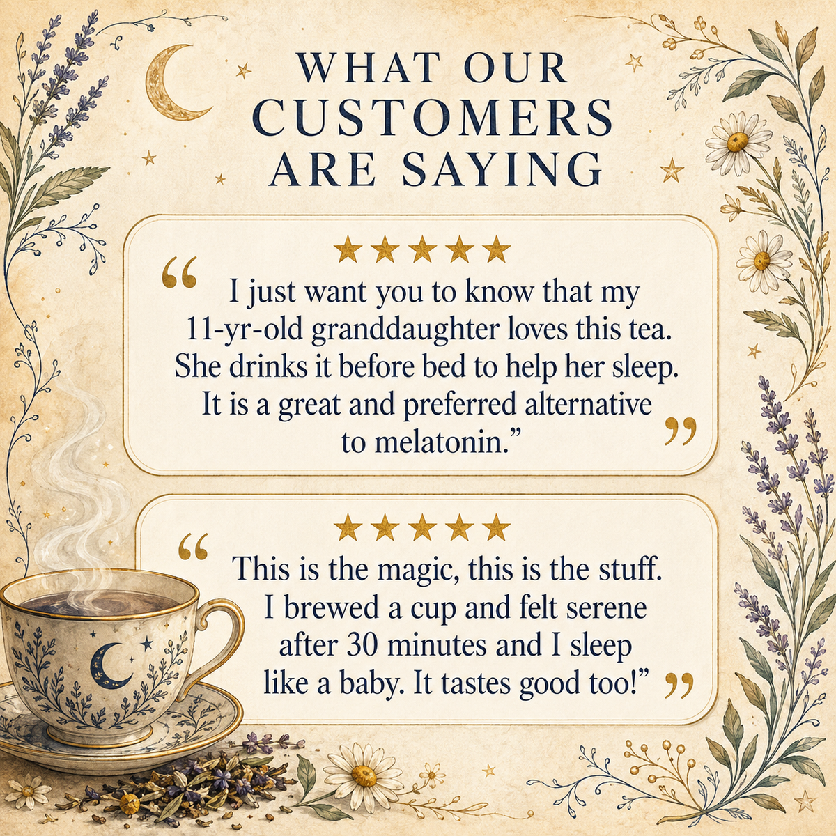 Cortisol Calm Herbal Tea Blend The Mercantile Apothecary