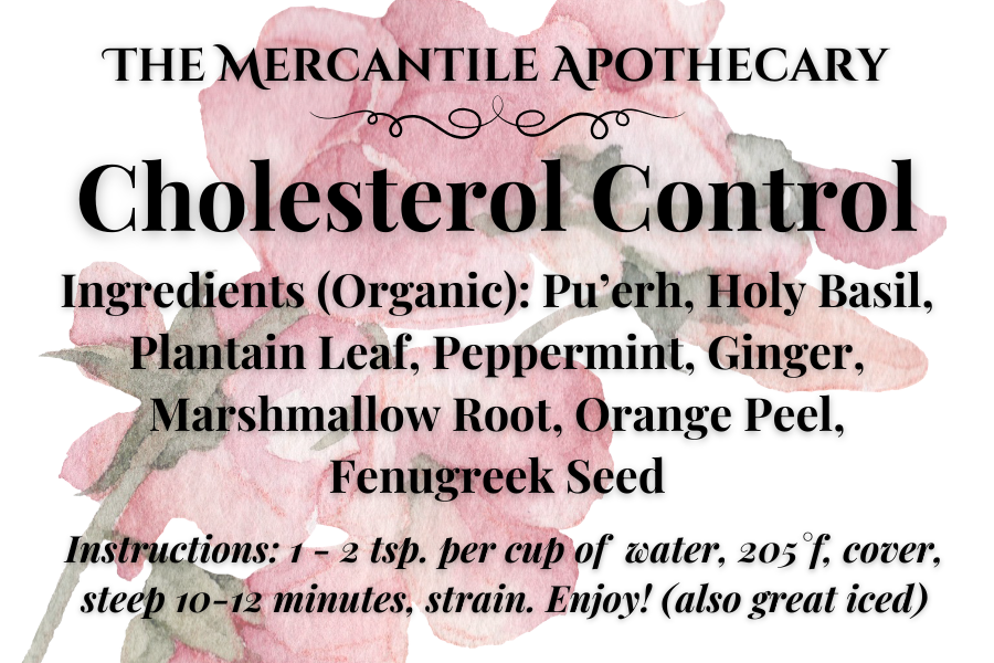 Cholesterol Control Herbal Tea Blend Mountain Rose Herbs, Frontier Co-op