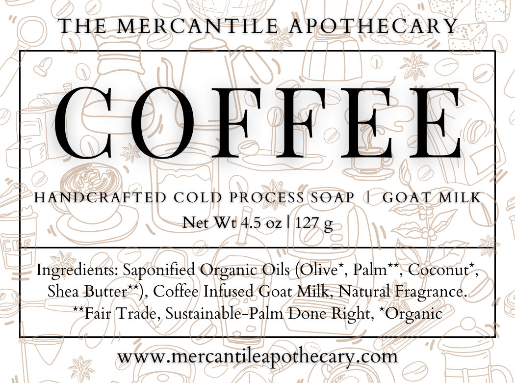 Coffee Soap Bar The Mercantile Apothecary