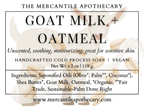 Goat Milk + Oatmeal Soap Bar