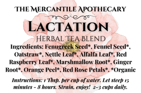 Lactation Herbal Tea Blend The Mercantile Apothecary