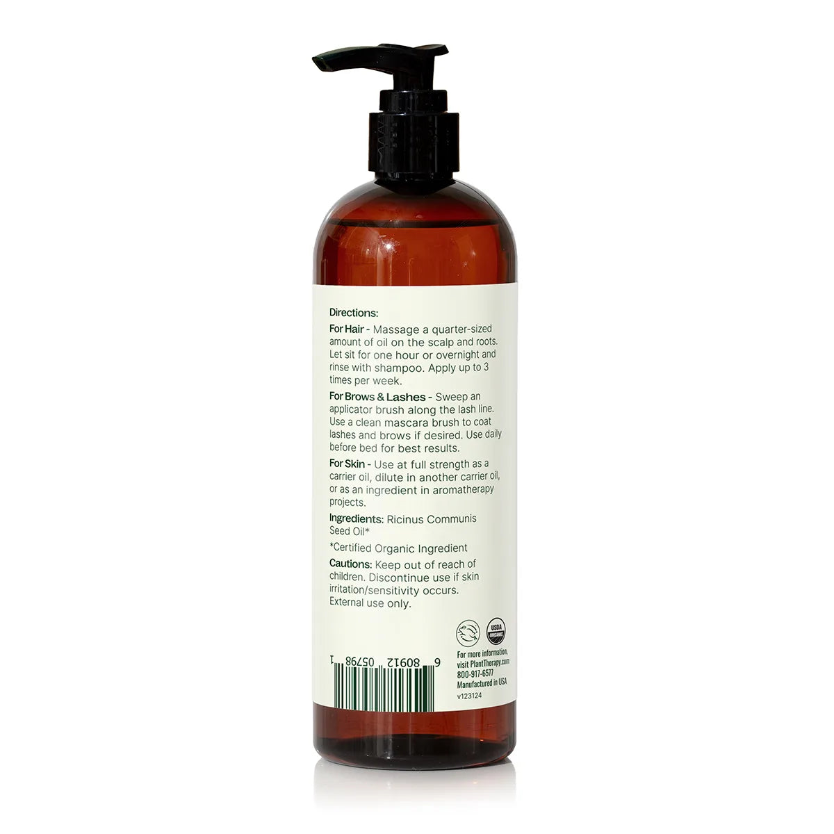 Organic Castor Carrier Oil Plant Therapy