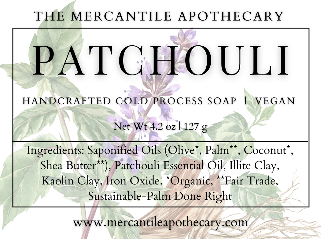 Patchouli Soap Bar The Mercantile Apothecary