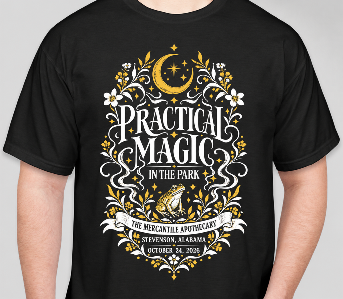 PRE ORDER ONLY: Practical Magic in the Park Event TShirt The Mercantile Apothecary