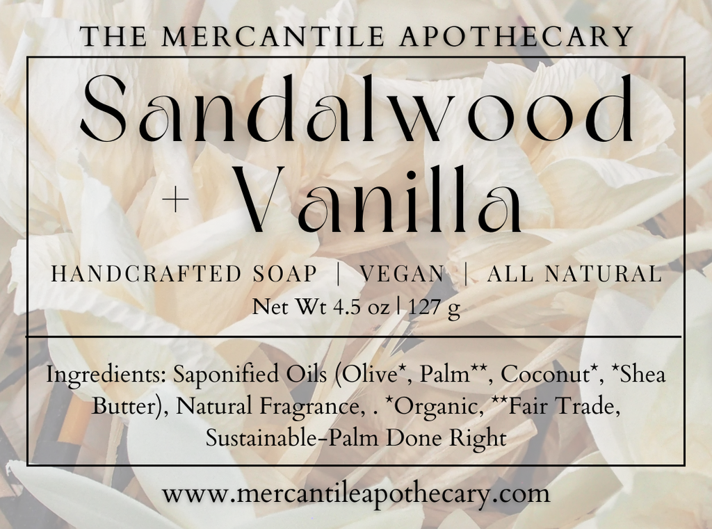 Sandalwood & Vanilla Soap Bar