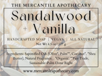 Sandalwood & Vanilla Soap Bar
