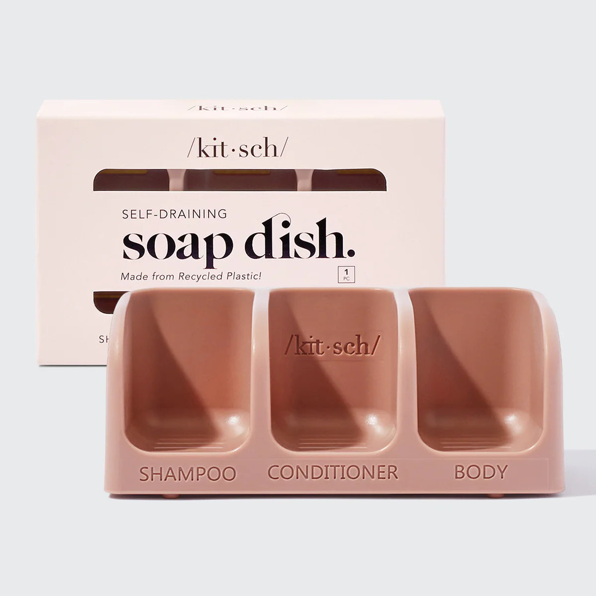 Kitsch Terracotta Self-Draining Soap Dish