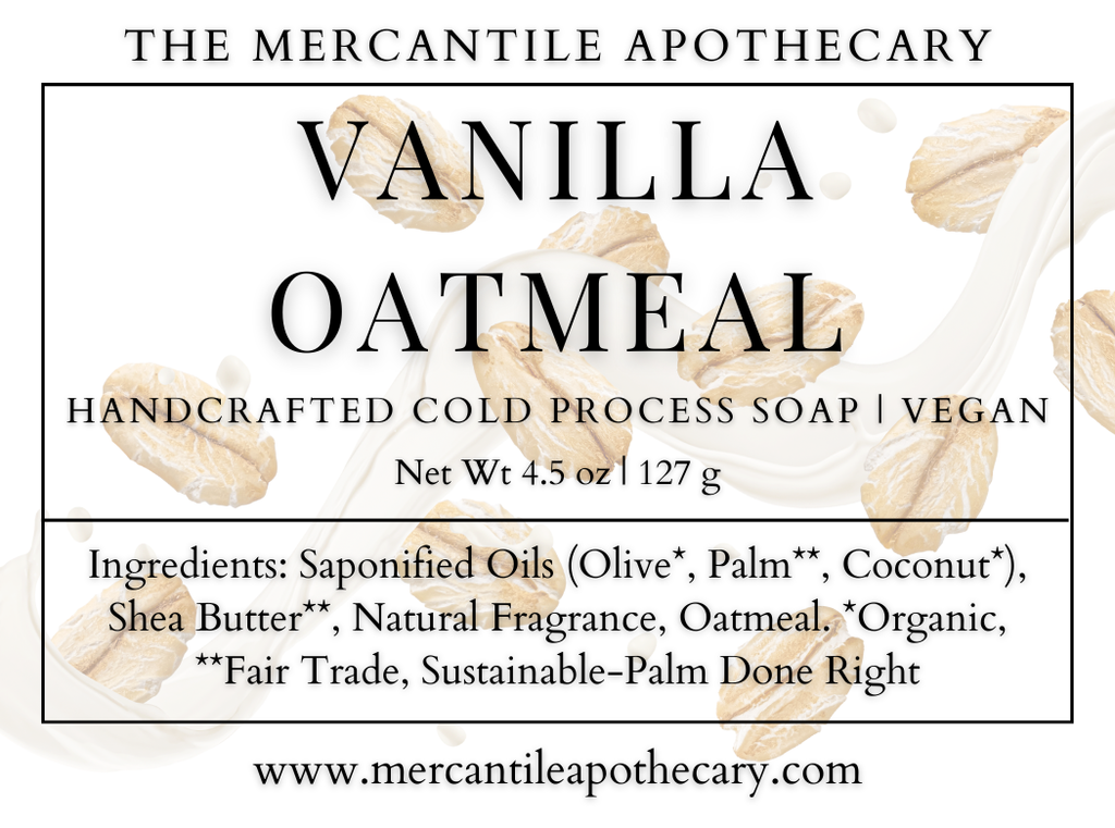 Vanilla Oatmeal Soap Bar
