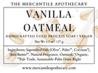 Vanilla Oatmeal Soap Bar