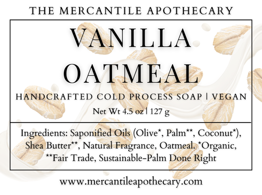 Vanilla Oatmeal Soap Bar