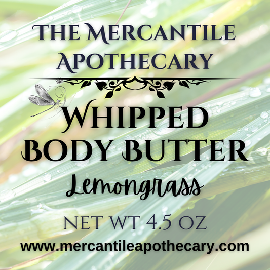Lemongrass Whipped Body Butter The Mercantile Apothecary