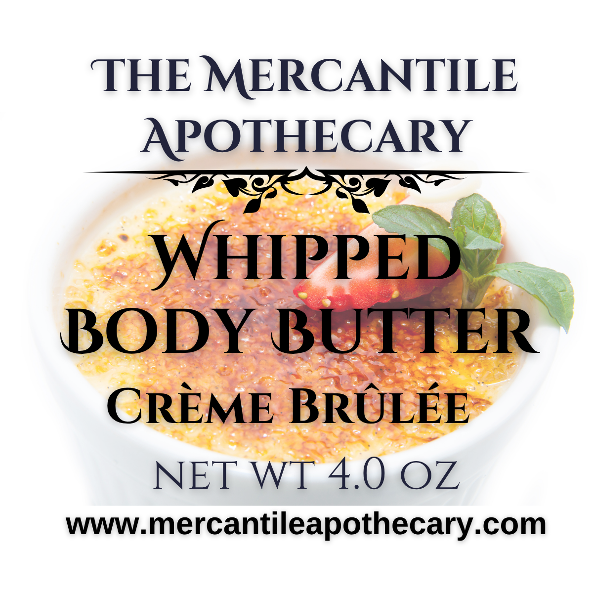 Creme Brûlée Whipped Body Butter The Mercantile Apothecary