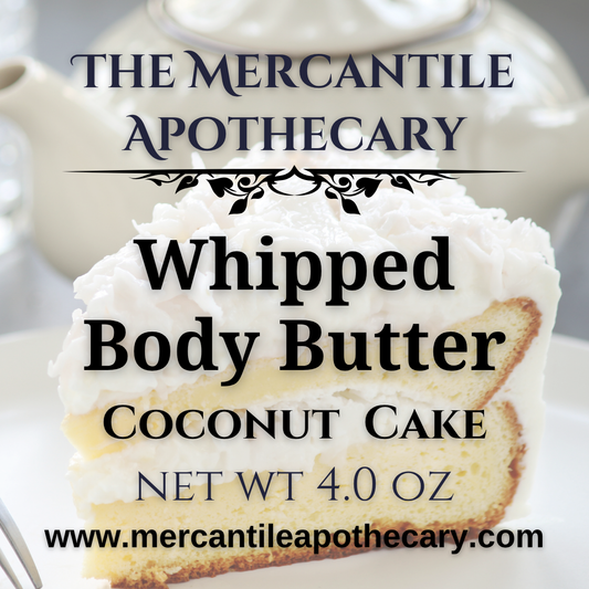 Coconut Cake Whipped Body Butter The Mercantile Apothecary