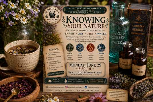 Knowing Your Nature: Southern Folk Constitutional Herbalism Workshop